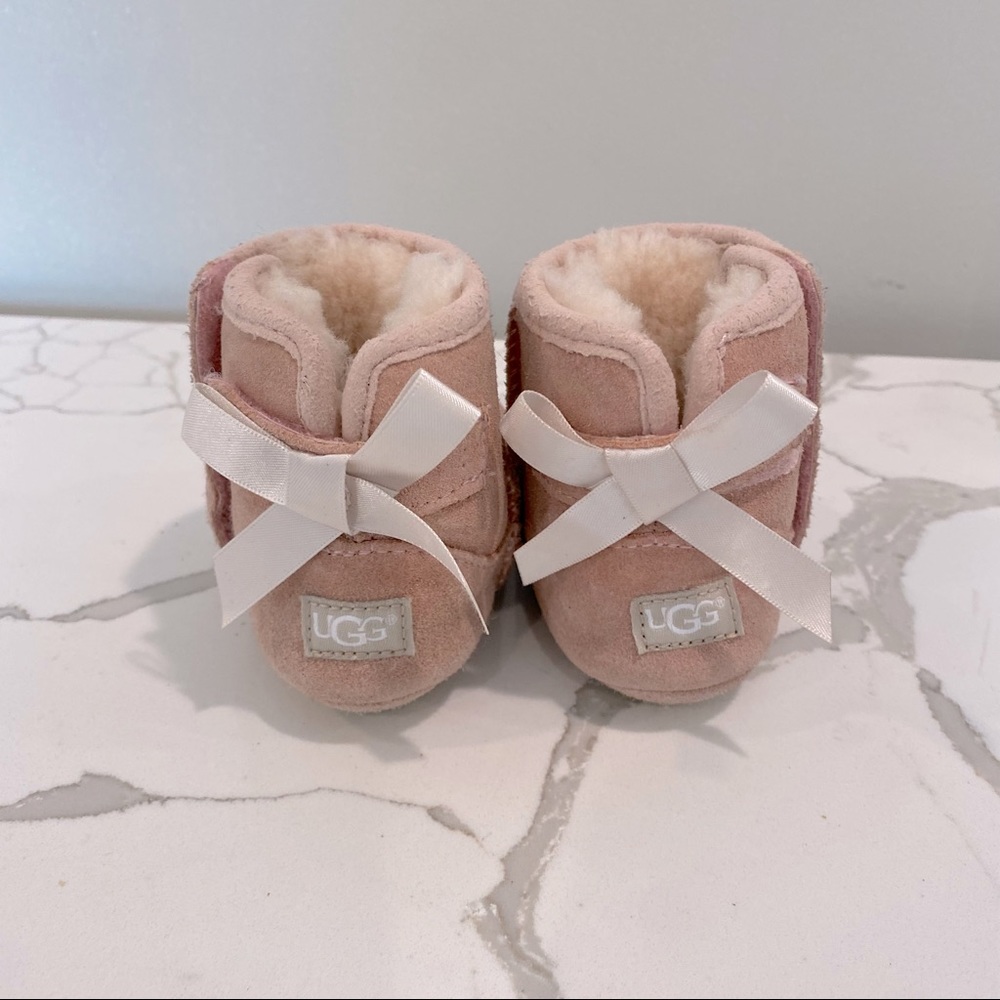 UGG Pink Jessie II Bootie Bow Size: 4
